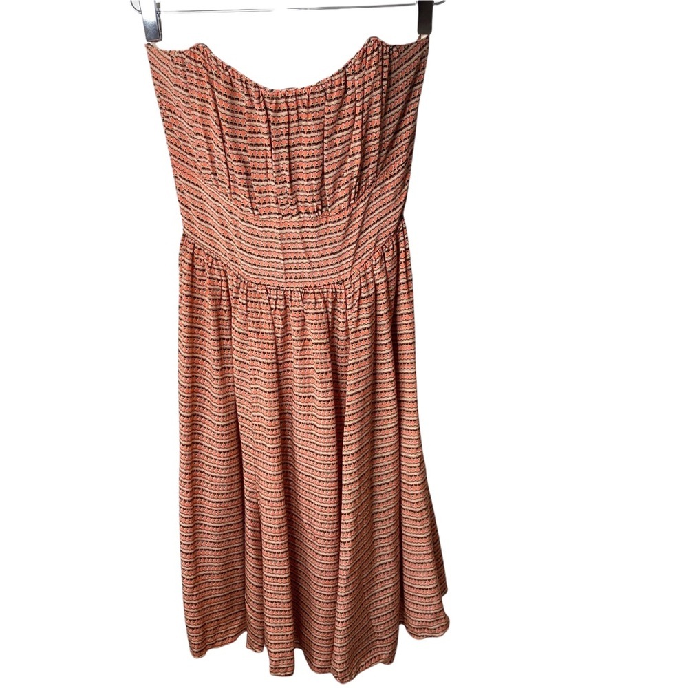 Corey Lynn Calter Anthropologie Strapless Corset Dress Fit and Flare Size 2